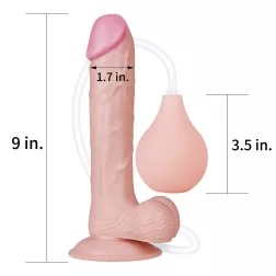 LoveToy – Squirt Extreme 9" spriccelő dildó (23 cm)