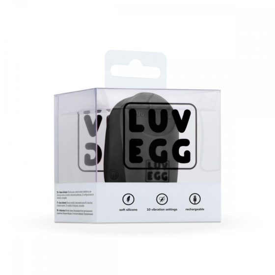 Luv Egg távirányítható vibrációs tojás (fekete).