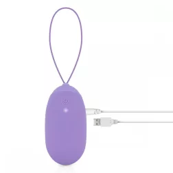 Luv Egg – XL távirányítható vibrációs tojás (lila).