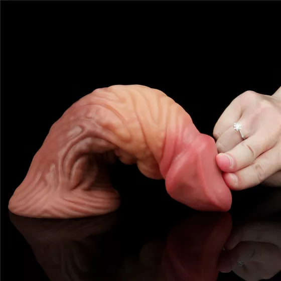 Nature Cock – dupla rétegű, szilikon dildó (7")