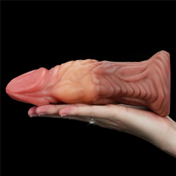 Nature Cock dupla rétegű, szilikon dildó (7")