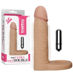   LoveToy The Ultra Soft Double dildó, vibrációval (5,8")