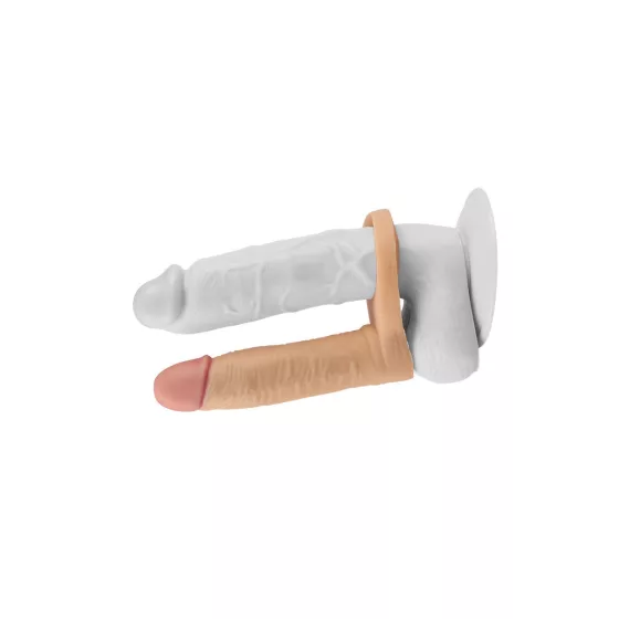 LoveToy The Ultra Soft Double dildó, vibrációval (5,8")
