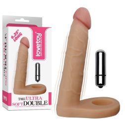   LoveToy The Ultra Soft Double dildó, vibrációval (6,5")