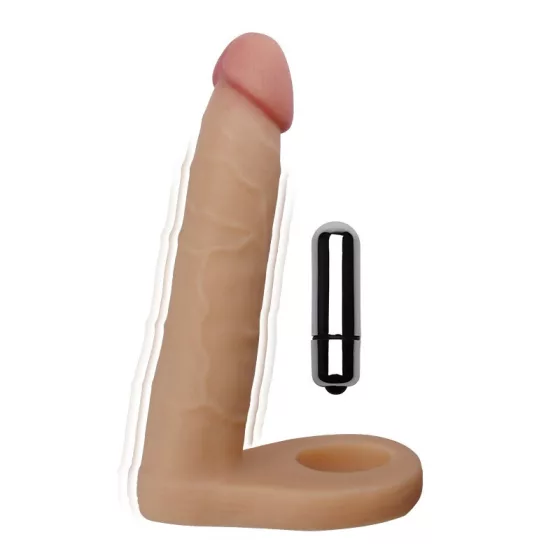 LoveToy The Ultra Soft Double dildó, vibrációval (6,5")