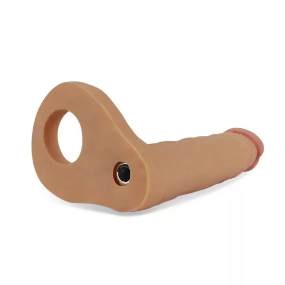 LoveToy The Ultra Soft Double dildó, vibrációval (6,5")