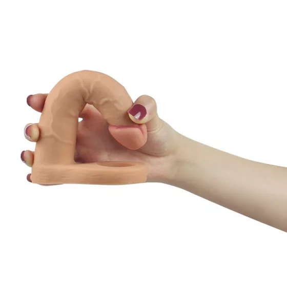 LoveToy The Ultra Soft Double dildó, vibrációval (6,5")