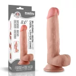   LoveToy – Sliding-Skin realisztikus bőrös dildó (19,8 cm, 8")