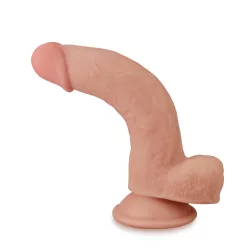   LoveToy – Sliding-Skin realisztikus bőrös dildó (19,8 cm, 8")
