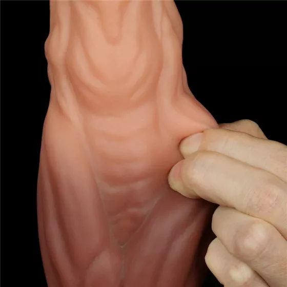 Nature Cock – dupla rétegű, szilikon dildó (9,5")