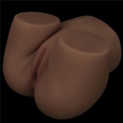   LoveToy Streetgirl's Sensation Pulse II. maszturbátor - szívó és vibrációs funkcióval (barna bőrszín)