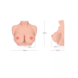 Kokos Bouncing Titties női mell maszturbátor (D méret)