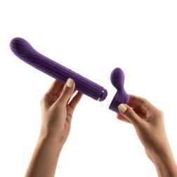  Otouch Magic Stick S1 Plus vibrátor + 4 db klitorisz izgató feltét (lila)