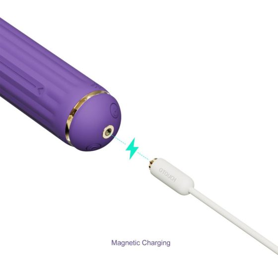 Otouch Magic Stick S1 Plus vibrátor + 4 db klitorisz izgató feltét (lila).