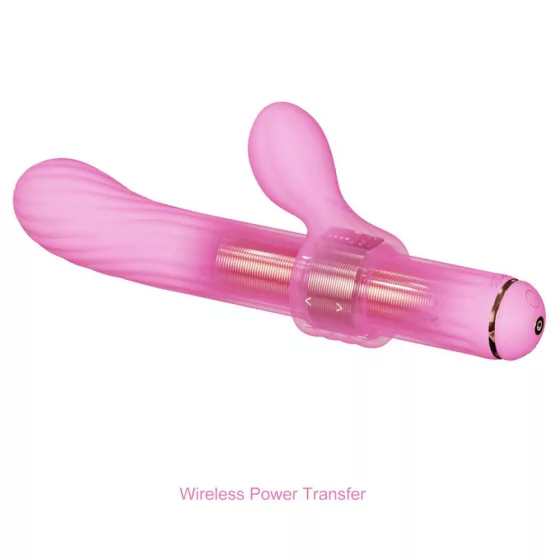 Otouch Magic Stick S1 Plus vibrátor + 4 db klitorisz izgató feltét (rózsaszín).