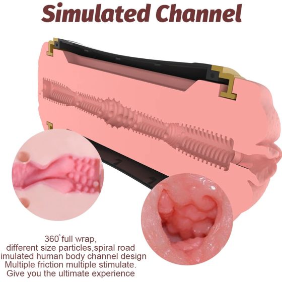 Migyy Dual Sensation maszturbátor vibrációval.