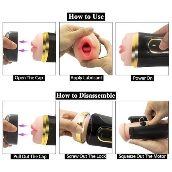 Migyy Dual Sensation maszturbátor vibrációval.