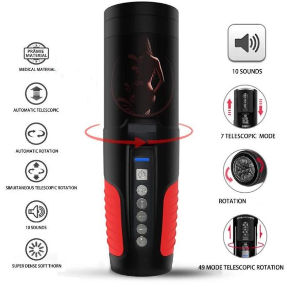 Migyy Servant Of Love fel-le mozgó, pörgő-forgó maszturbátor, hanghatással.