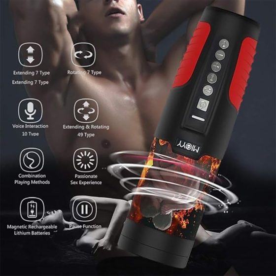 Migyy Servant Of Love fel-le mozgó, pörgő-forgó maszturbátor, hanghatással.