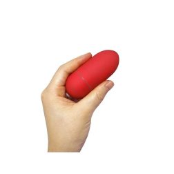   Moove vibrációs tojás, távirányítóval (L méret - piros)