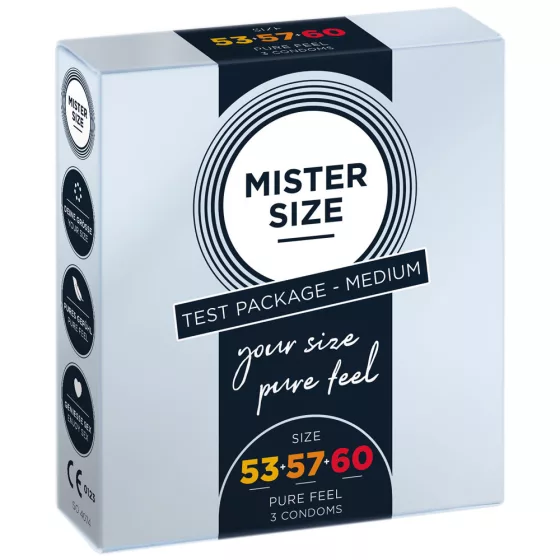 Mister Size – 3 db-os próbacsomag (53-57-60 mm)