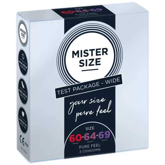 Mister Size – 3 db-os próbacsomag (60-64-69 mm)