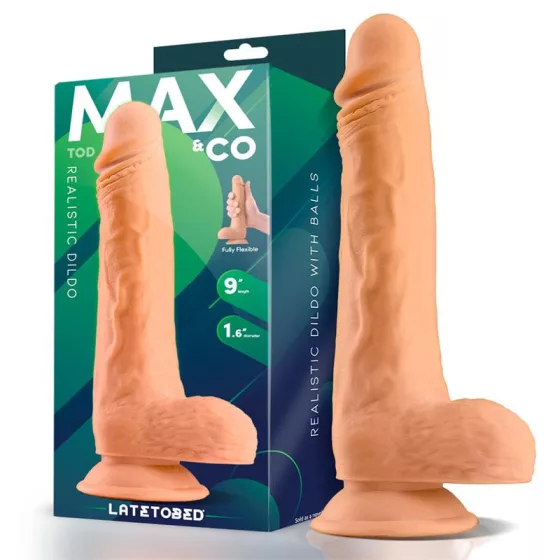 Max & Co – Tod realisztikus, tapadótalpas dildó (20,5 cm)