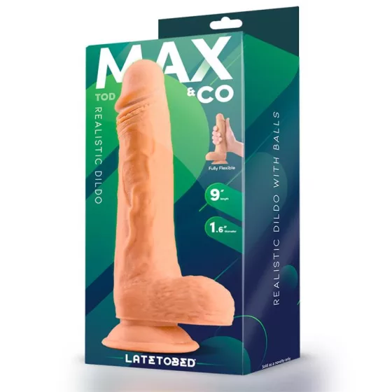 Max & Co – Tod realisztikus, tapadótalpas dildó (20,5 cm)