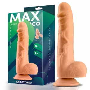 Max & Co – Cloud realisztikus, tapadótalpas dildó (21 cm)