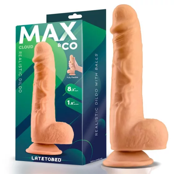 Max & Co – Cloud realisztikus, tapadótalpas dildó (21 cm)