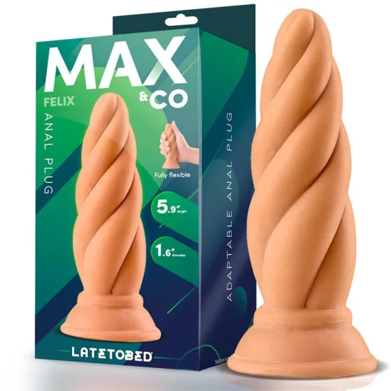 Max & Co – Felix csavaros anál dildó (15 cm)
