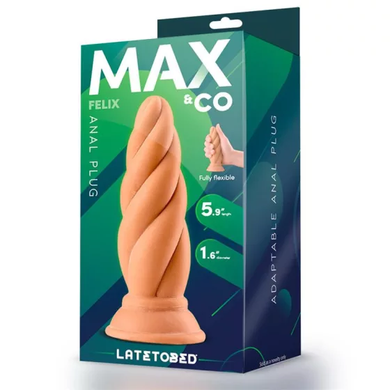 Max & Co – Felix csavaros anál dildó (15 cm)