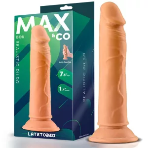 Max & Co – Bon realisztikus, tapadótalpas dildó (18,7 cm)
