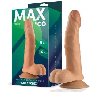 Max & Co – Saul realisztikus, tapadótalpas dildó (21 cm)