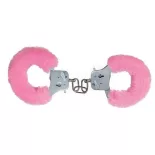   Dreamtoys – Fém csuklóbilincs rózsaszínű plüsshuzattal