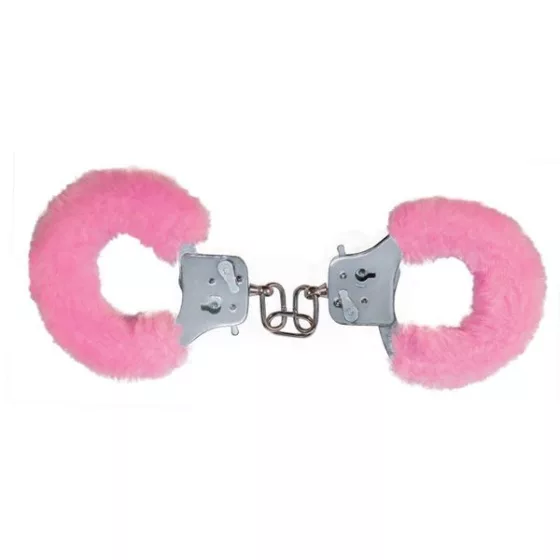Dreamtoys – Fém csuklóbilincs lila plüsshuzattal