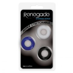 Renegade Stamina Rings 3 db rugalmas péniszgyűrű