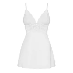 Obsessive 810-BAB-2 babydoll és tanga (fehér)