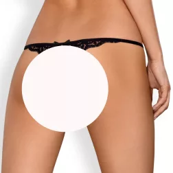Obsessive 831-THC-1 nyitott tanga (fekete)