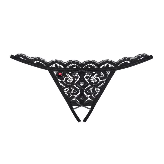 Obsessive 831-THC-1 nyitott tanga (fekete)