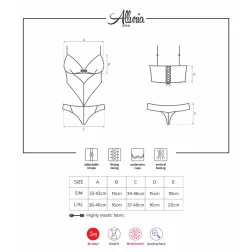 Obsessive Alluria body (fekete)