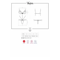 Obsessive Wonderia teddy (fekete)