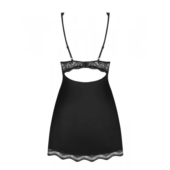 Obsessive Luvae babydoll és alsó (fekete)