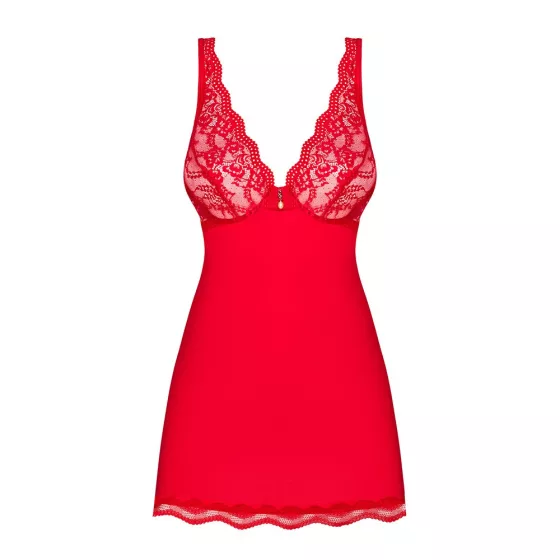 Obsessive Luvae babydoll és alsó (piros)