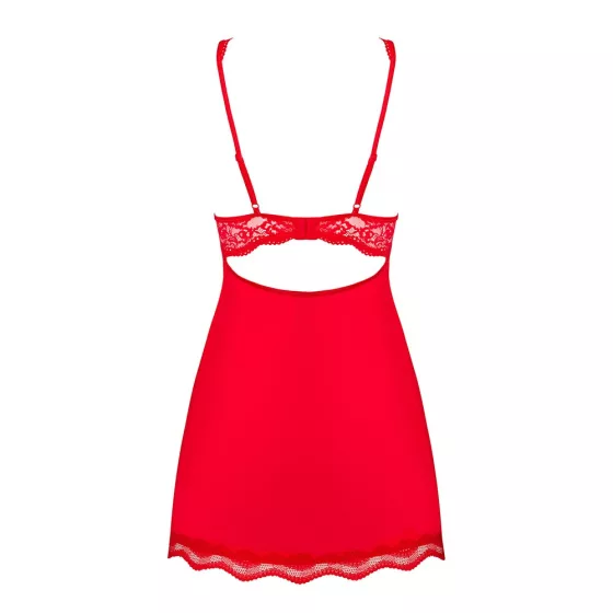 Obsessive Luvae babydoll és alsó (piros)