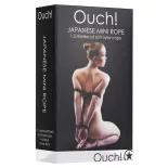 Ouch! – bondage kötél (fekete, 1,5 méter)