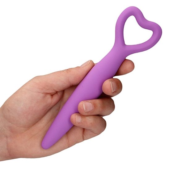 Silicone Vaginal Dilator Set 6 db-os hüvelytágító készlet, töltényvibrátorral