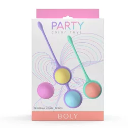   Party Color Toys – Boly variálható belső ballasztgolyós gésagolyószett két hámmal.