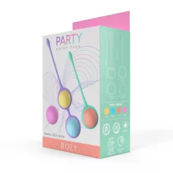   Party Color Toys – Boly variálható belső ballasztgolyós gésagolyószett két hámmal.