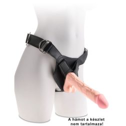   King Cock Plus Triple Density 12" tapadótalpas dildó herékkel (30 cm).